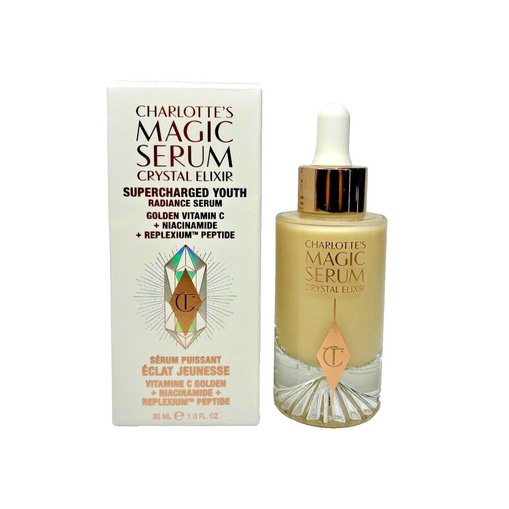 Charlotte Tilbury Charlottes MAGIC SERUM Crystal Elixir 1 oz / 30 ML Full Size